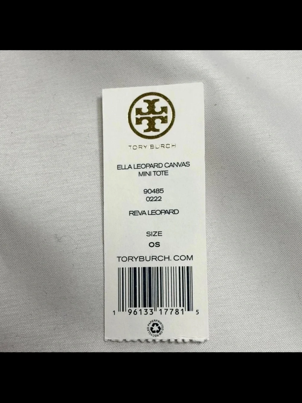 Tory Burch Brown and White Leopard-Print Canvas Satchel